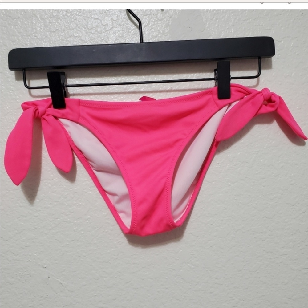 Victoria's Secret pink swimsuit bikini bottom tie side extra small